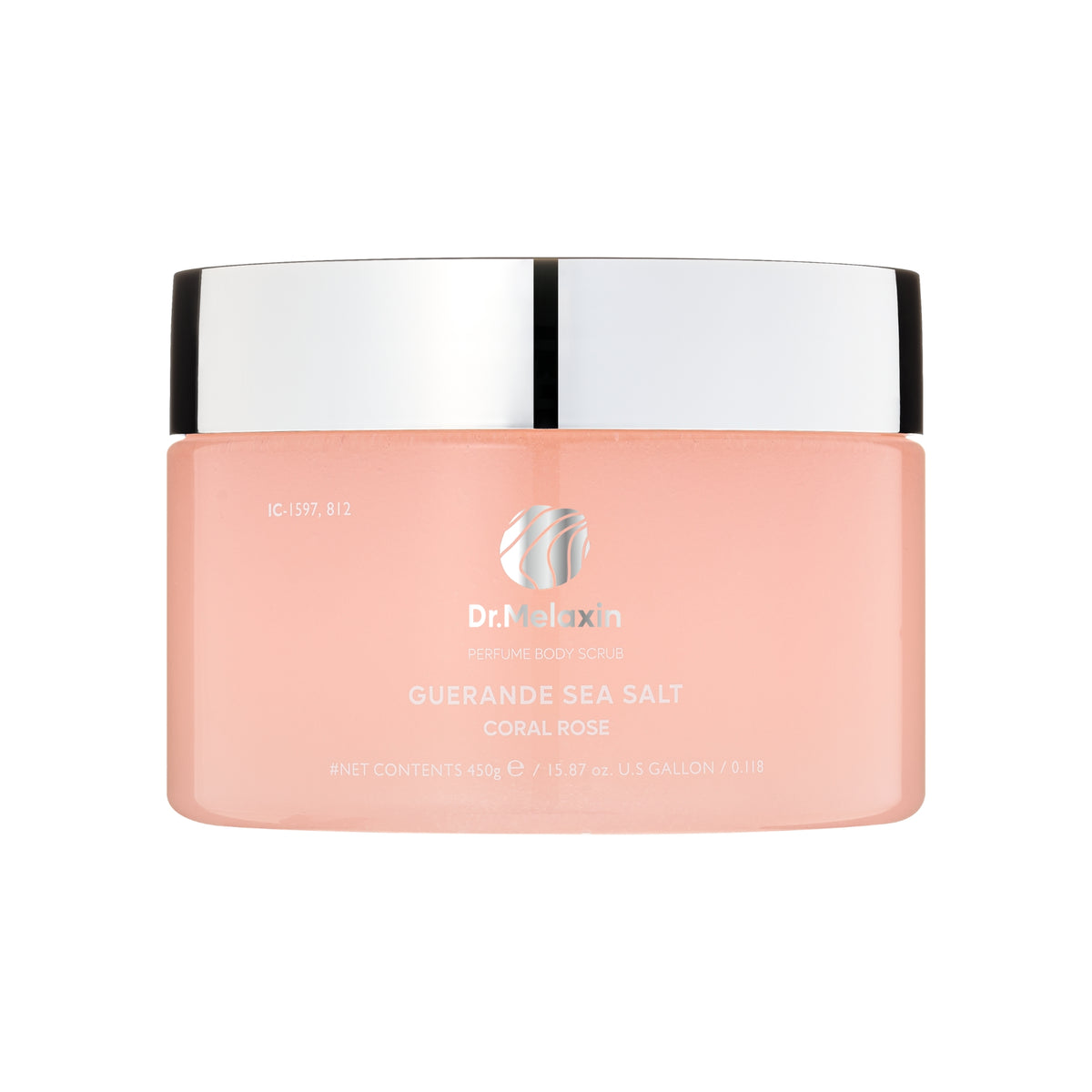 Dr.Melaxin Guerande Sea Salt Perfume Body Scrub Coral Rose