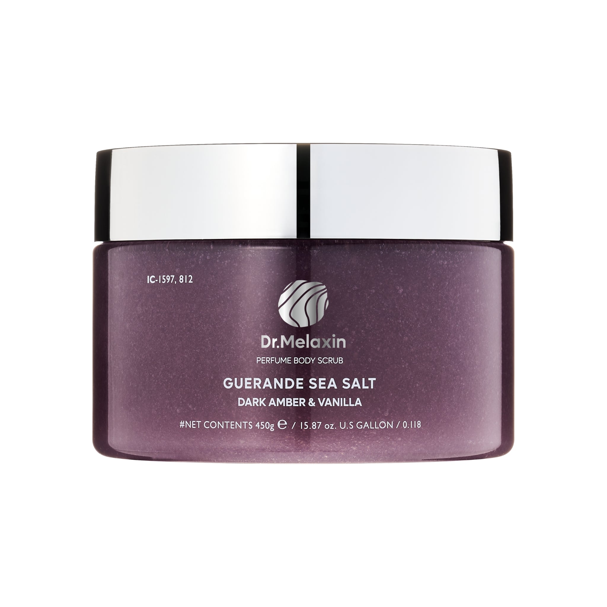 Dr.Melaxin Guerande Sea Salt Perfume Body Scrub Dark Amber & Vanilla
