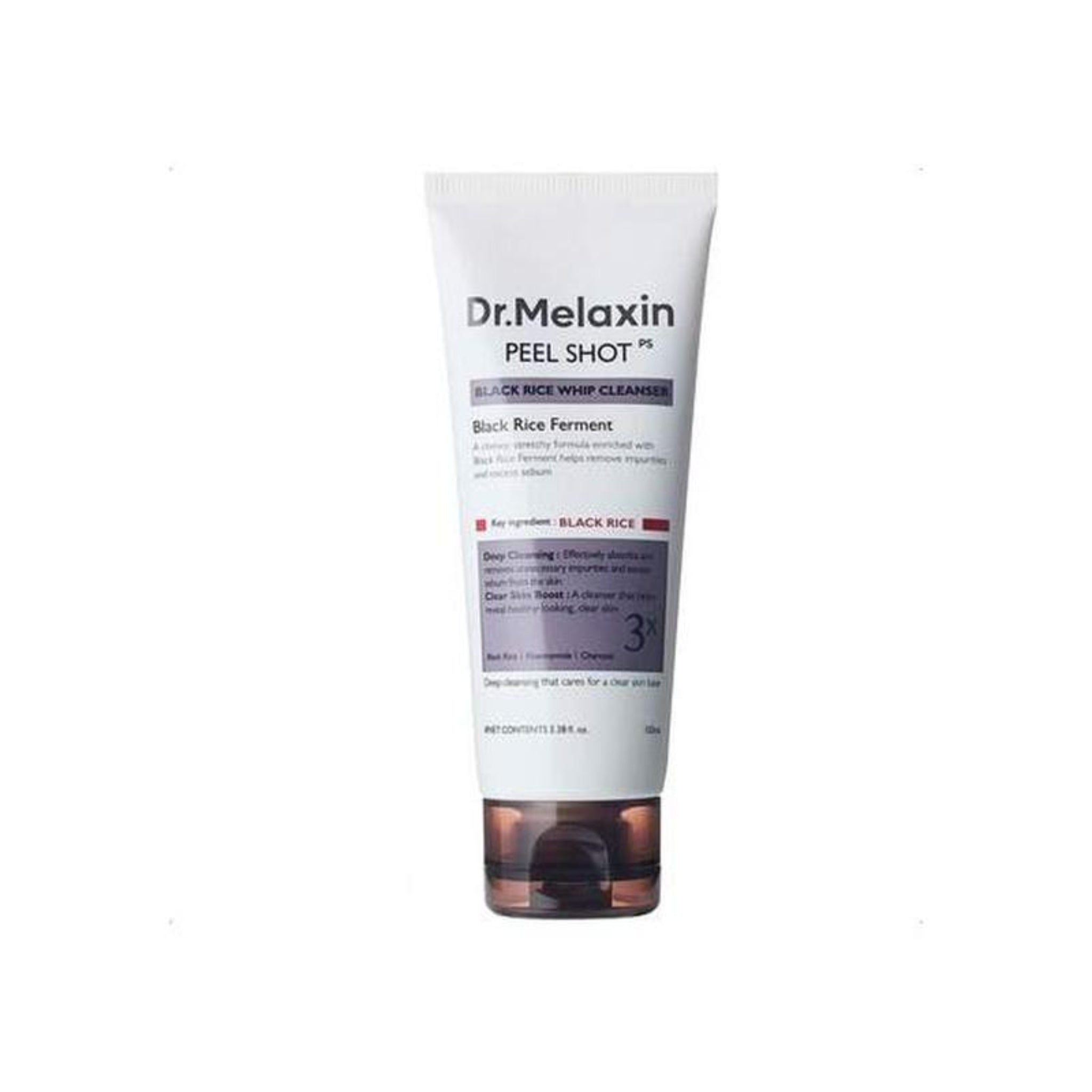 Dr.Melaxin Peel Shot Black Rice Whip Cleanser
