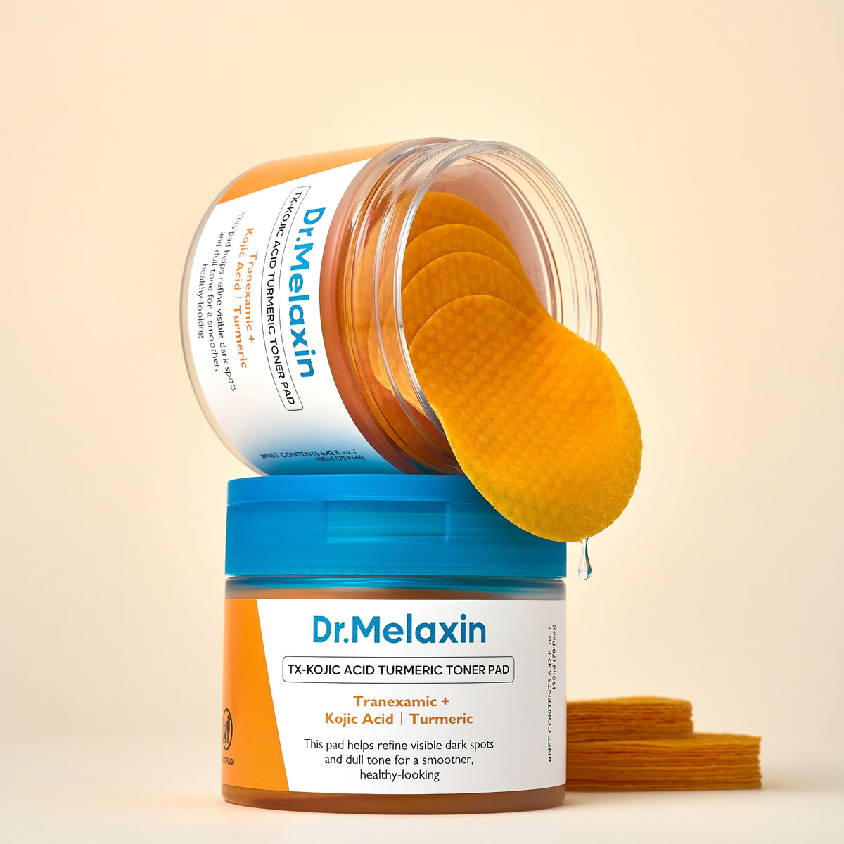 Dr.Melaxin Tx-Kojic Acid Turmeric Toner Pad