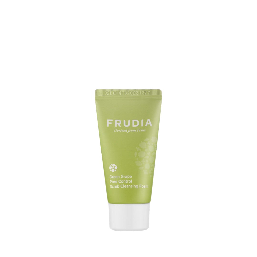 FRUDIA Green Grape Pore Control Scrub Cleansing Foam Mini