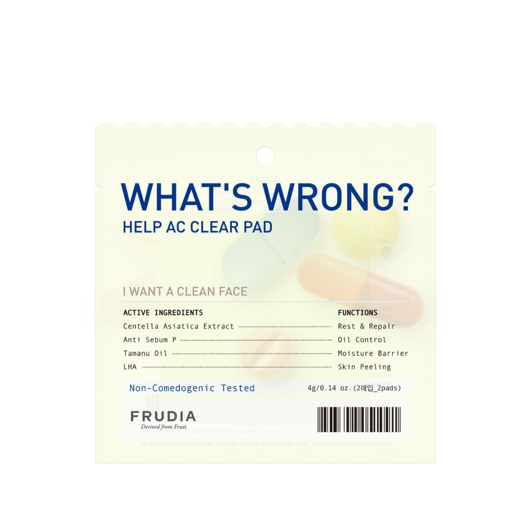 FRUDIA What’s Wrong Help AC Clear Pad 2pcs