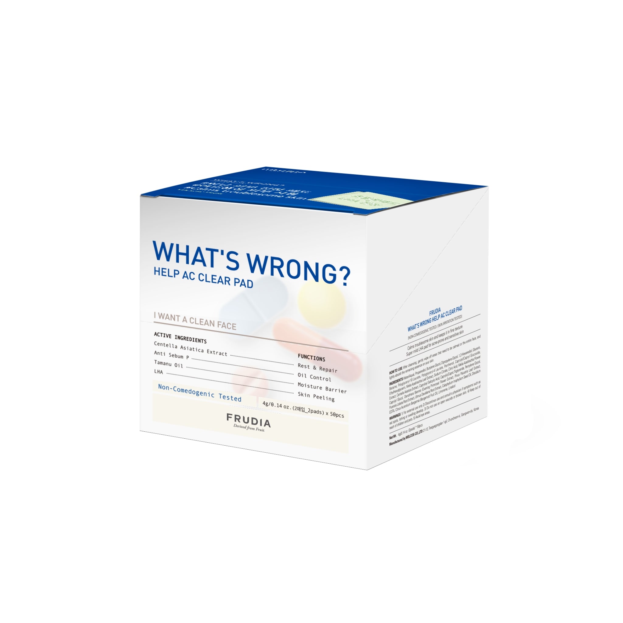 FRUDIA What’s Wrong Help AC Clear Pad 2pcs