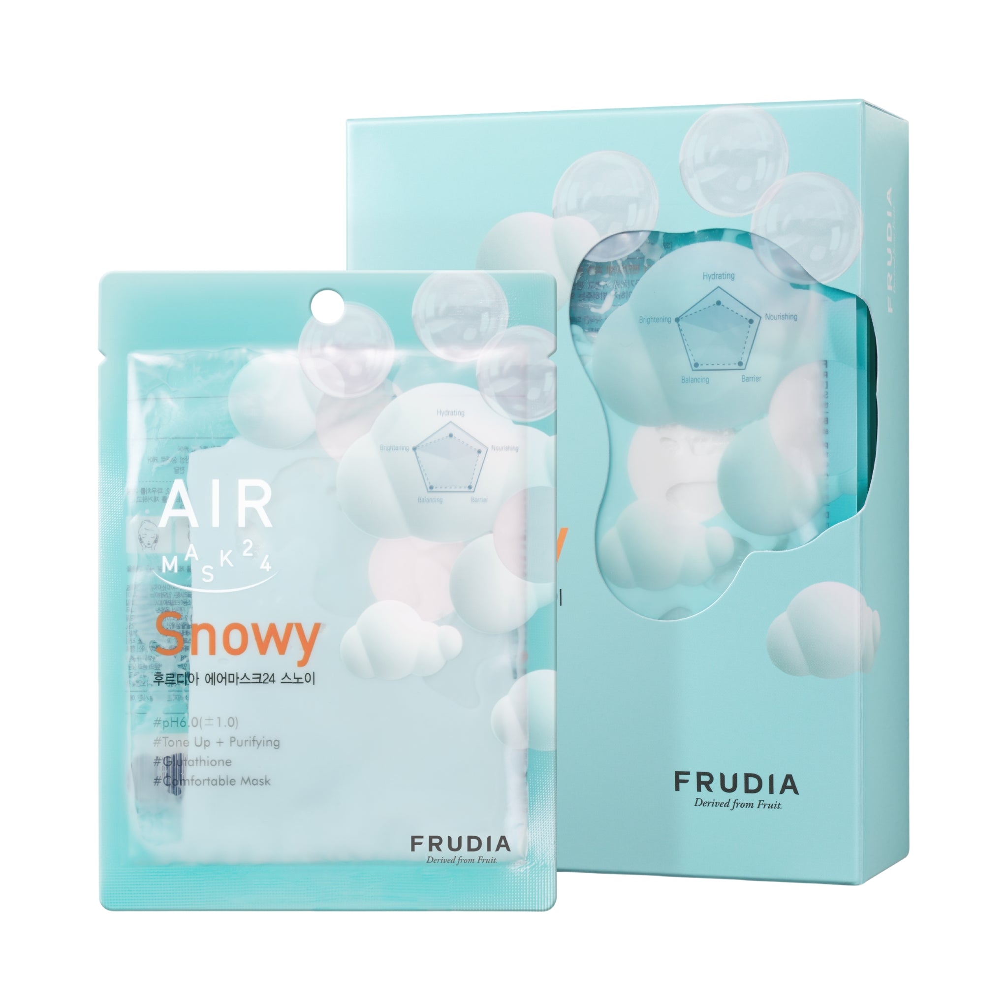 FRUDIA Air Mask 24 Snowy (10Pcs)