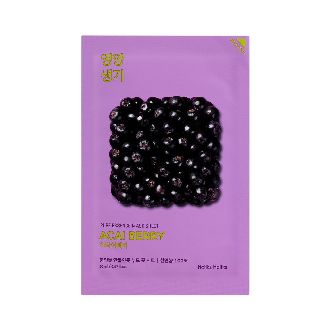 Holika Holika Pure Essence Mask Sheet - Acai Berry