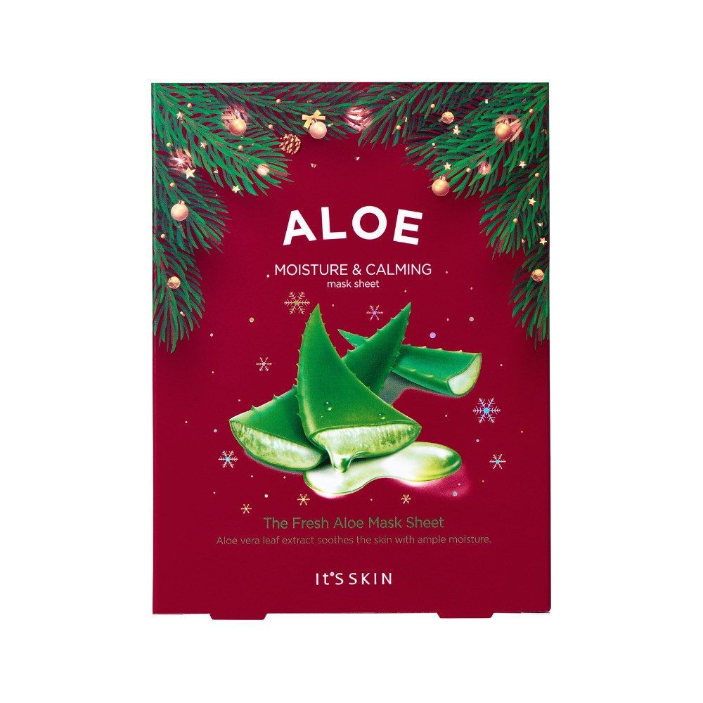 It´S SKIN The Fresh Mask Sheet Aloe Christmas Set (5 masks)