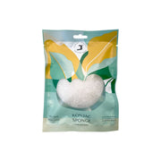 J-IN Pure KONJAC Slim Round Puff in New Dry White