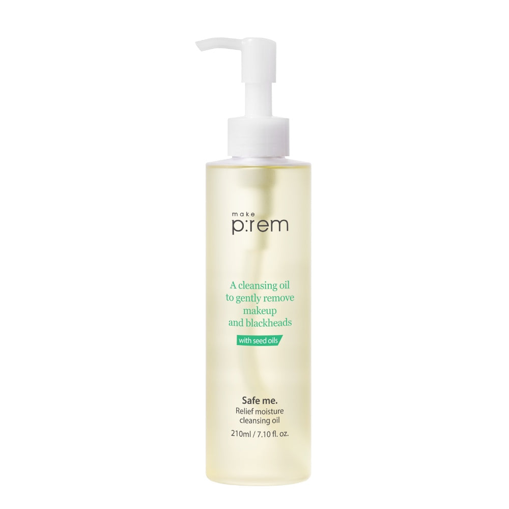 MAKE PREM Safe me. Relief moisture cleansing oil
