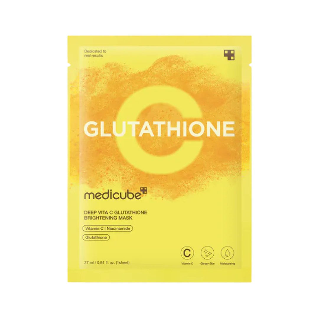 MEDICUBE Deep Vita C Glutathione Brightening Mask 30g