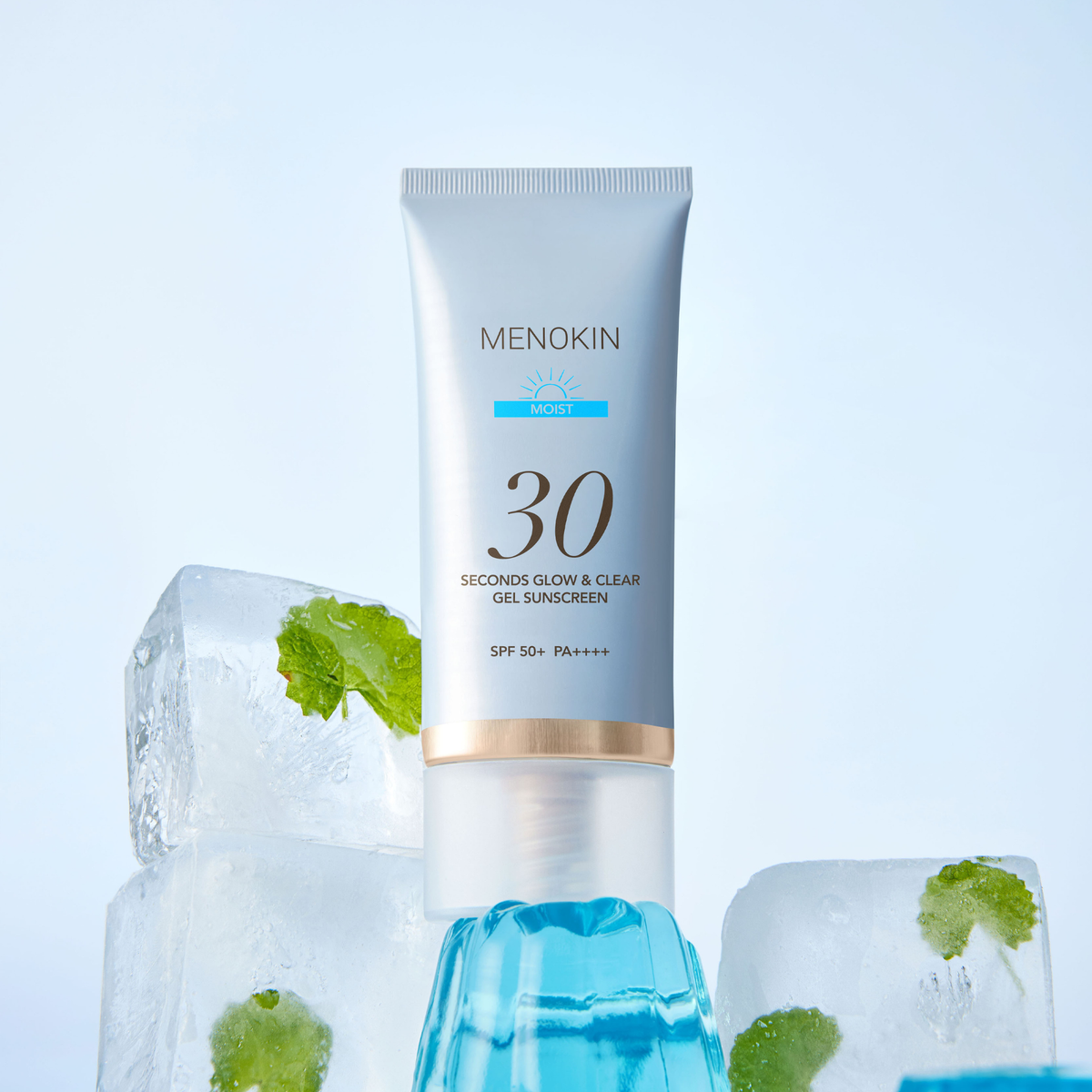 MENOKIN 30 Seconds Glow & Clear Gel Sunscreen Moist