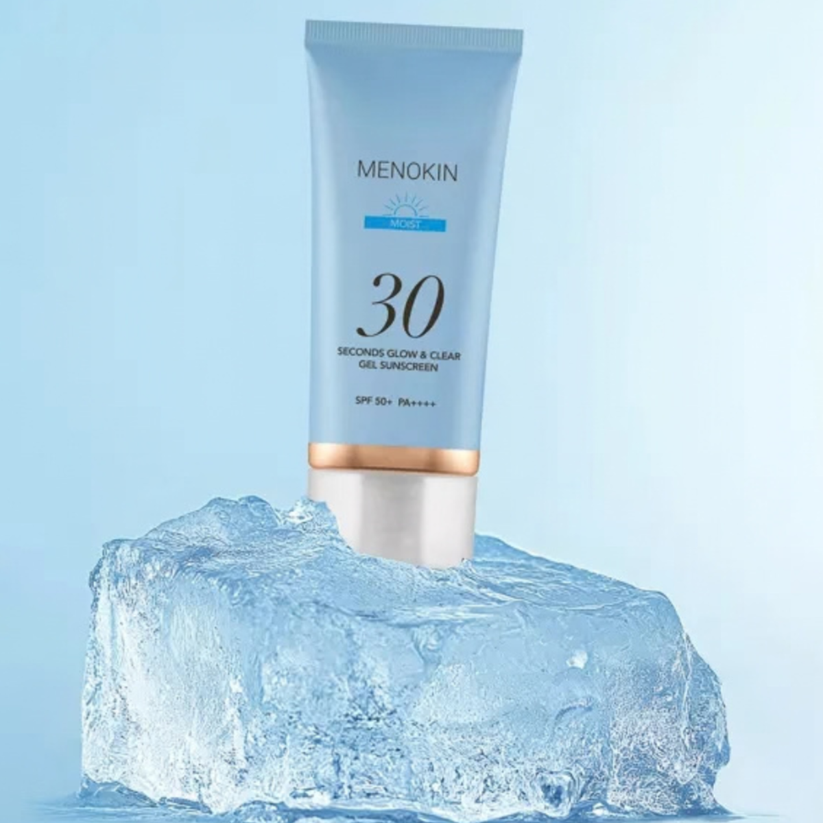 MENOKIN 30 Seconds Glow & Clear Gel Sunscreen Moist