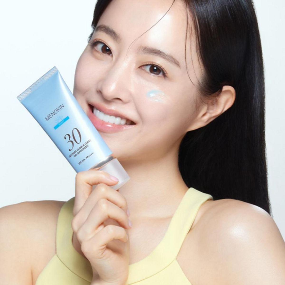 MENOKIN 30 Seconds Glow & Clear Gel Sunscreen Moist