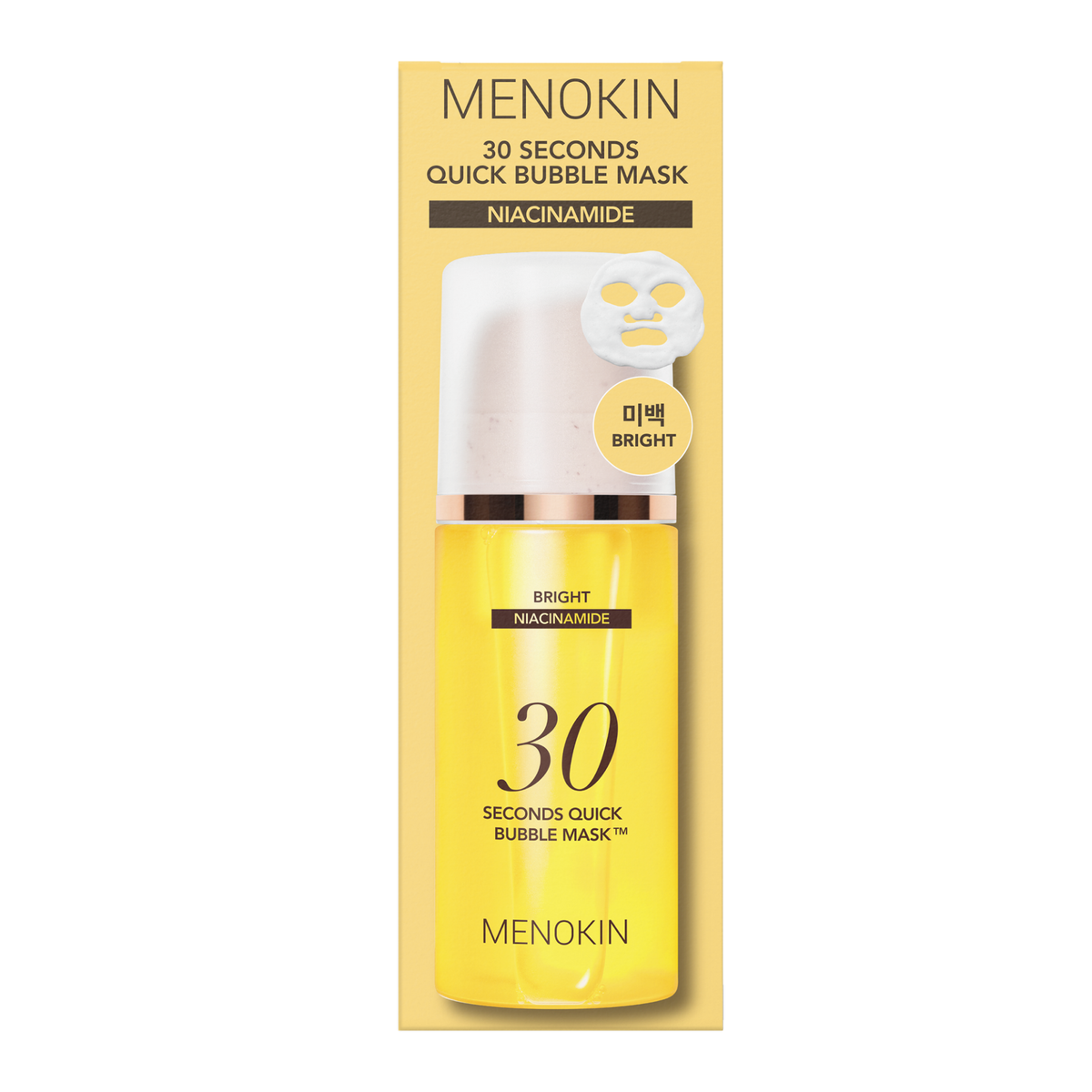 MENOKIN 30 Seconds Quick Bubble Mask BRIGHT