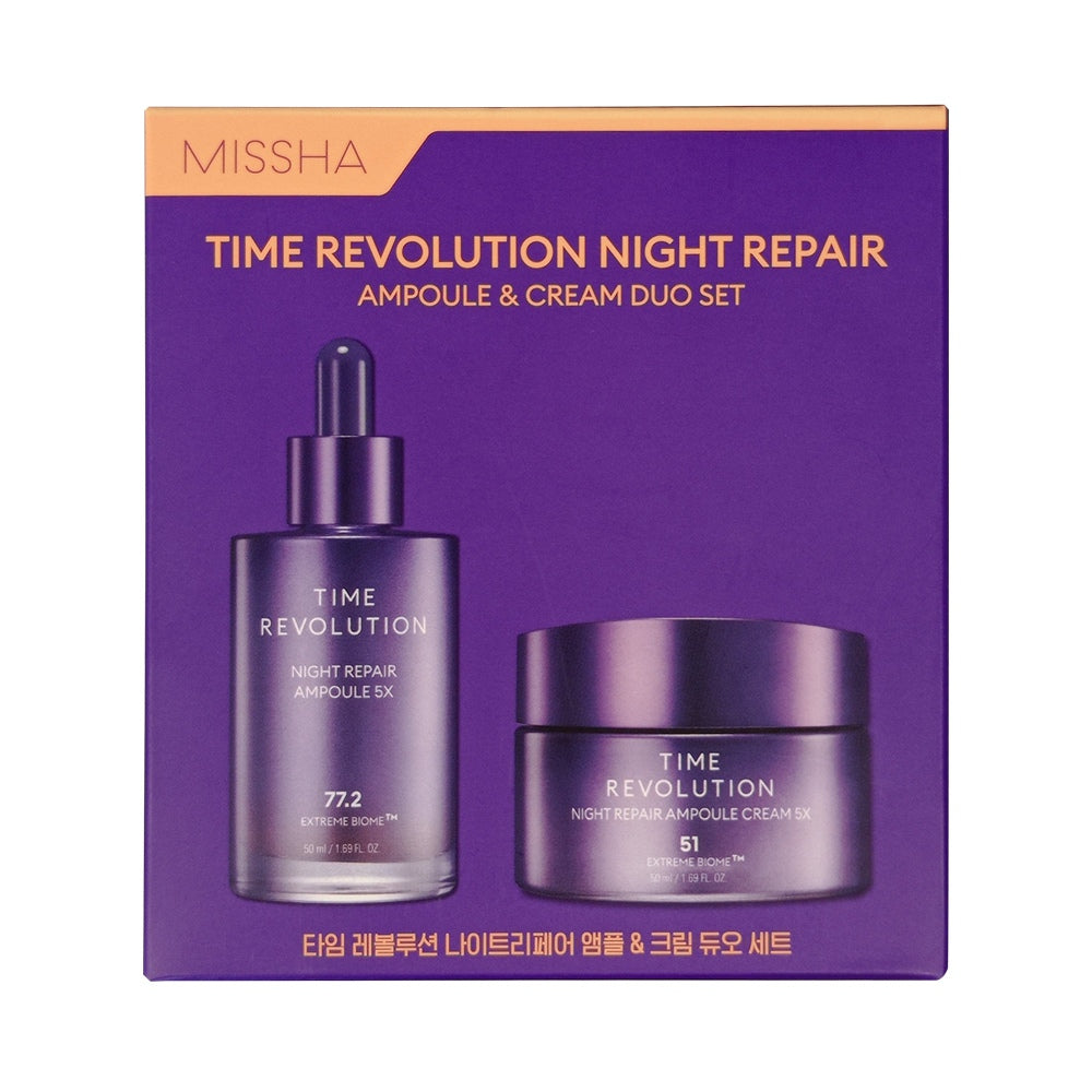 MISSHA Time Revolution Night Repair Ampoule & Cream Duo