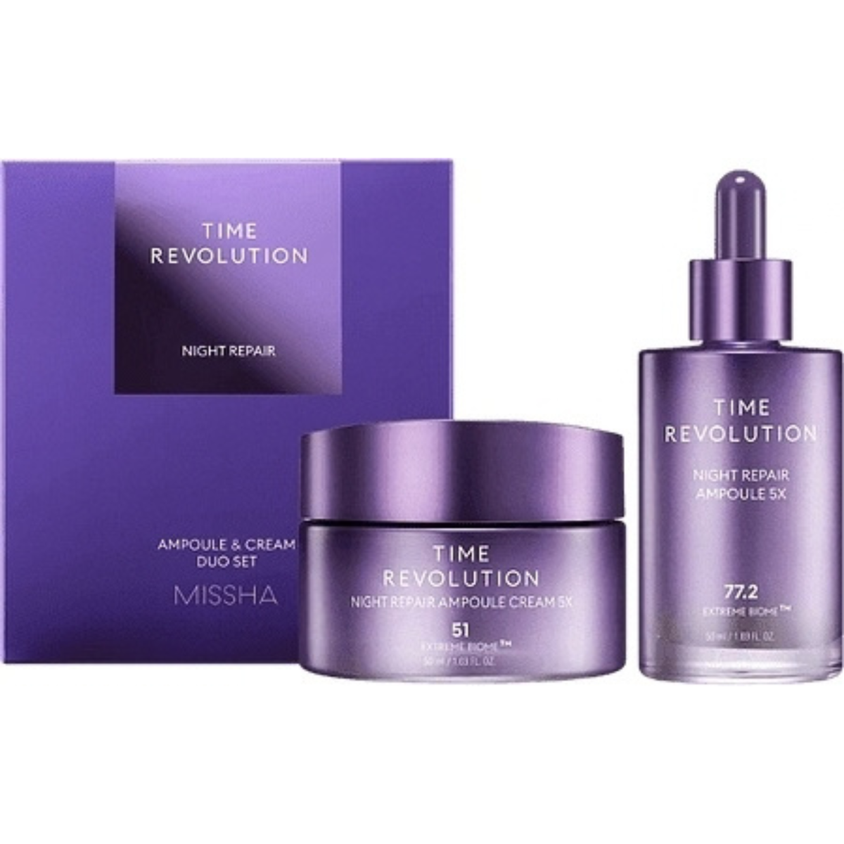 MISSHA Time Revolution Night Repair Ampoule & Cream Duo