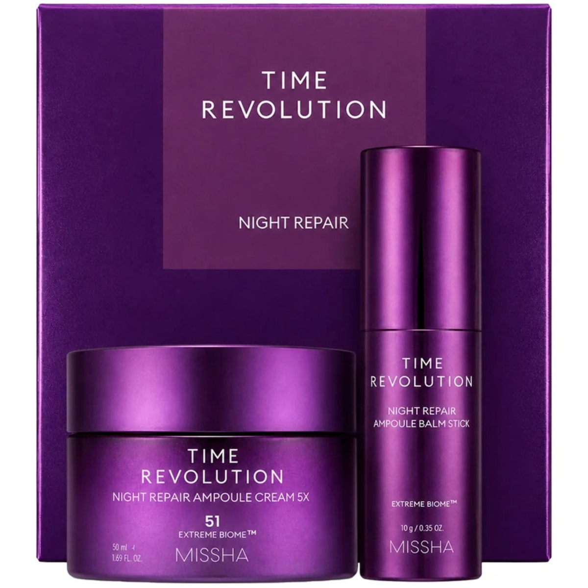 MISSHA Time Revolution Night Repair Cream & Balm Duo Set