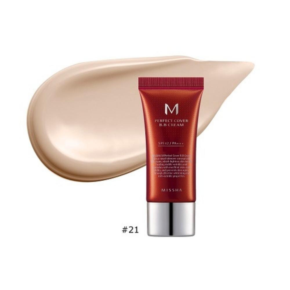 Missha M Perfect Cover BB Cream 21 Light Beige