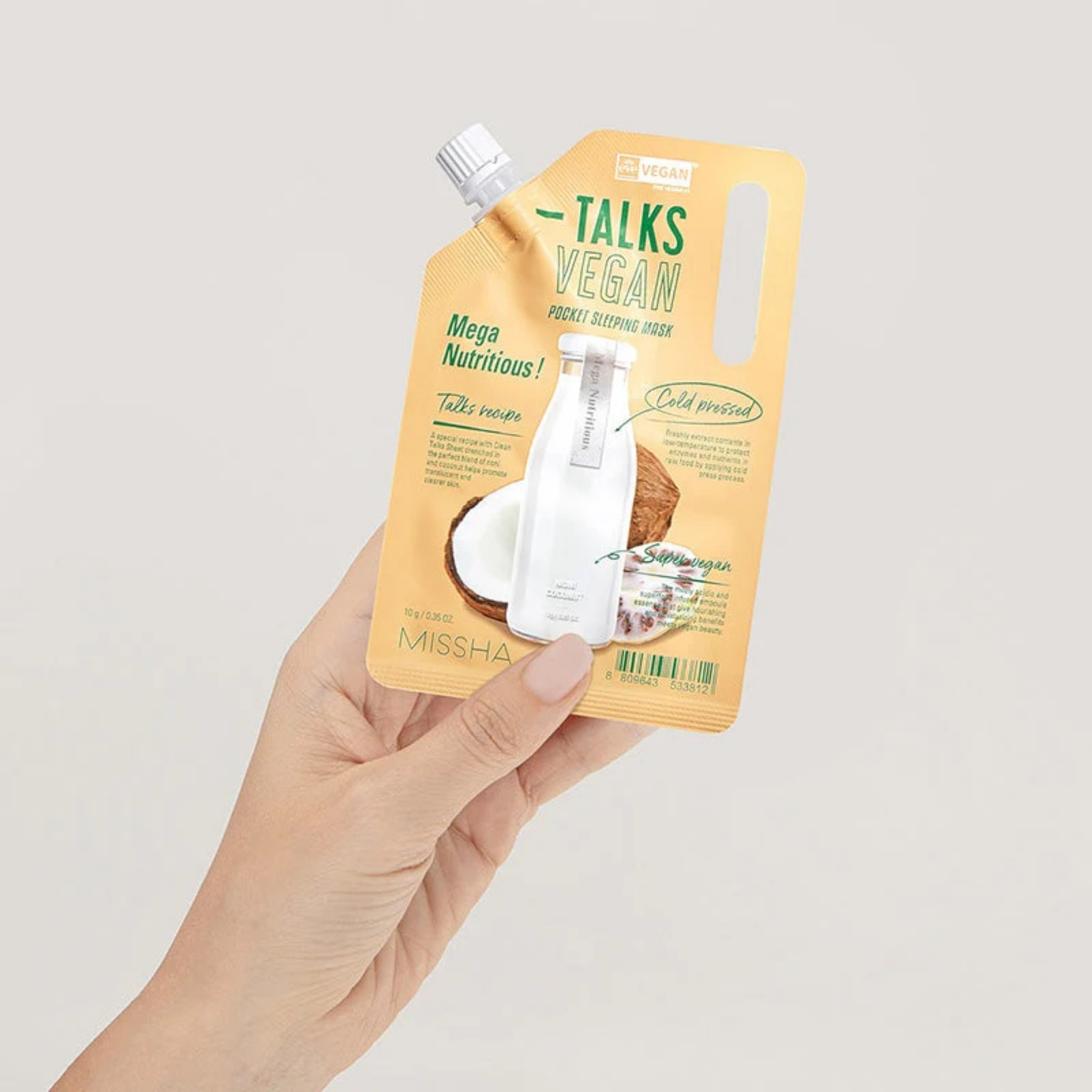 Missha Talks Vegan Squeeze Pocket Sleeping Mask [Mega Nutritious]