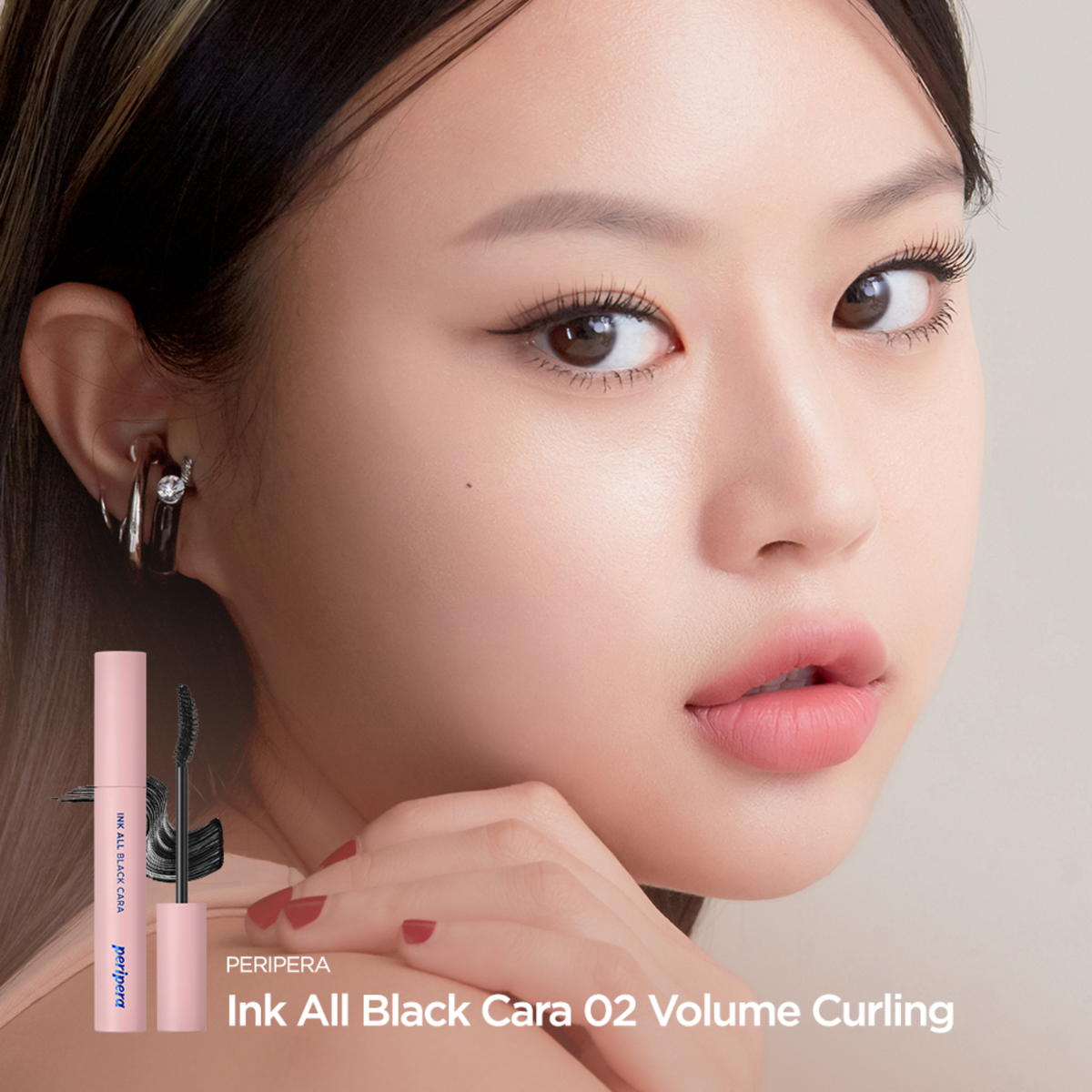 PERIPERA INK ALL BLACK CARA 02 VOLUME CURLING