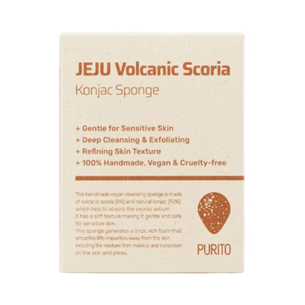 PURITO JEJU Volcanic Scoria Konjac Sponge 7g