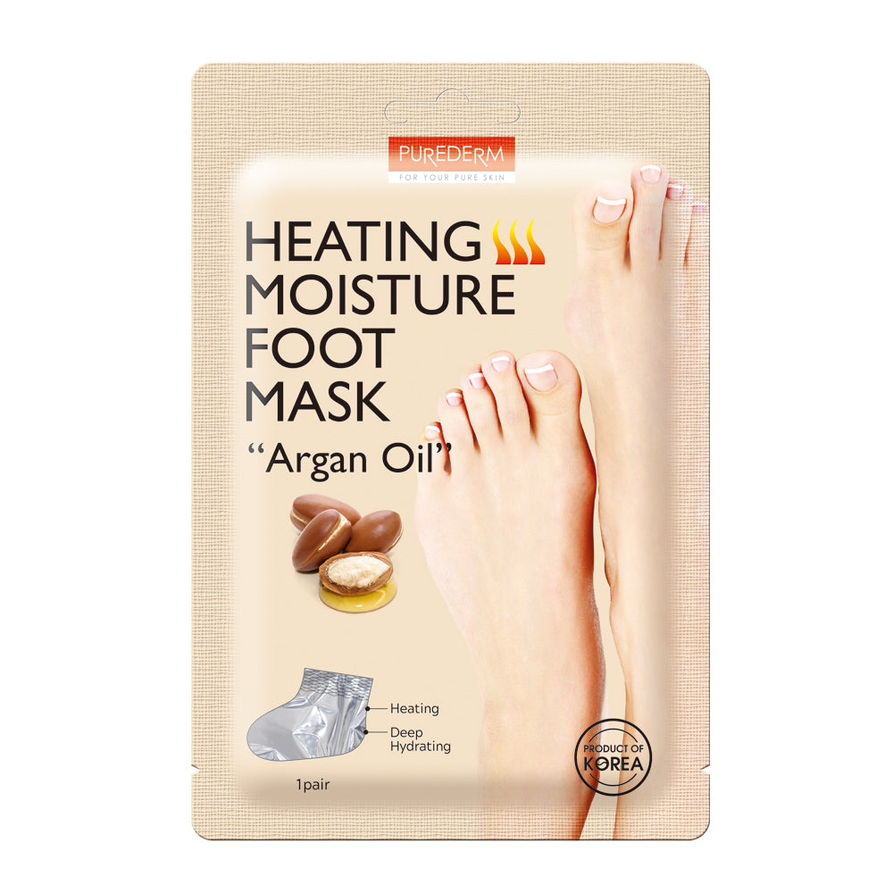 PUREDERM Heating Moisture Foot Mask “ARGAN OIL”