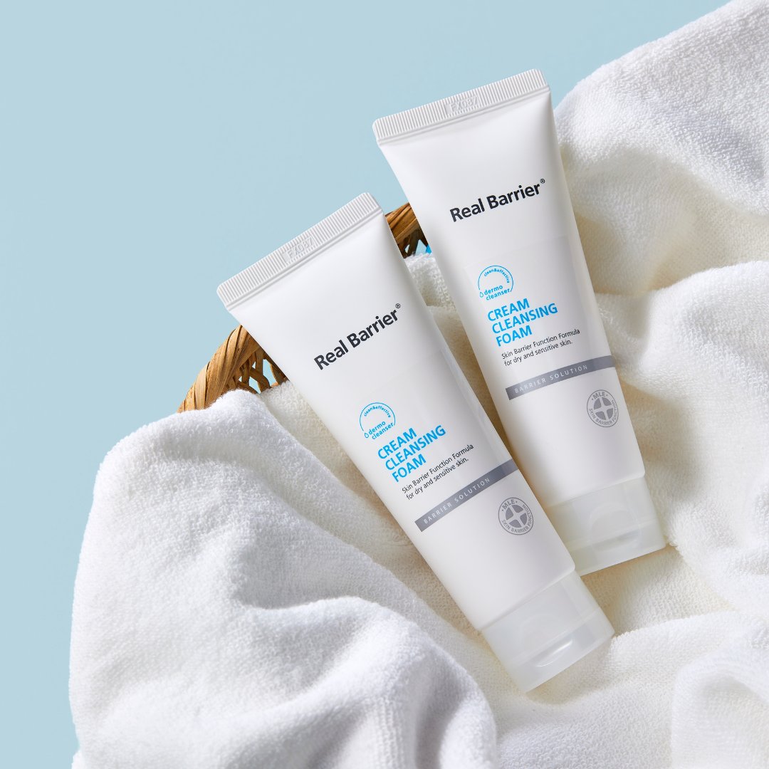 REAL BARRIER Cream Cleansing Foam