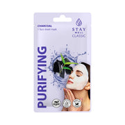 STAY WELL Classic sheet mask - CHARCOAL Purifying