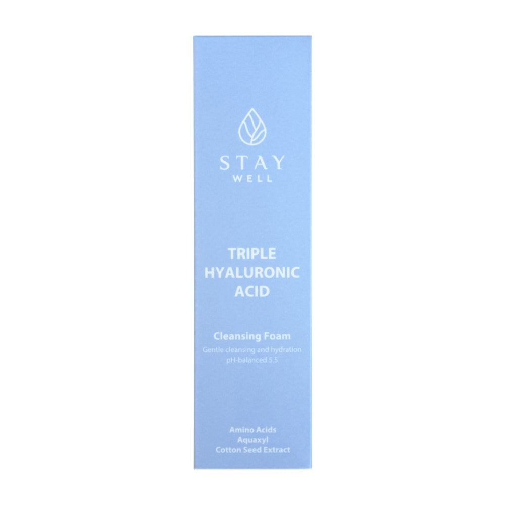 STAY WELL Triple Hyaluronic Cleansing Foam 4745090047523 packaging