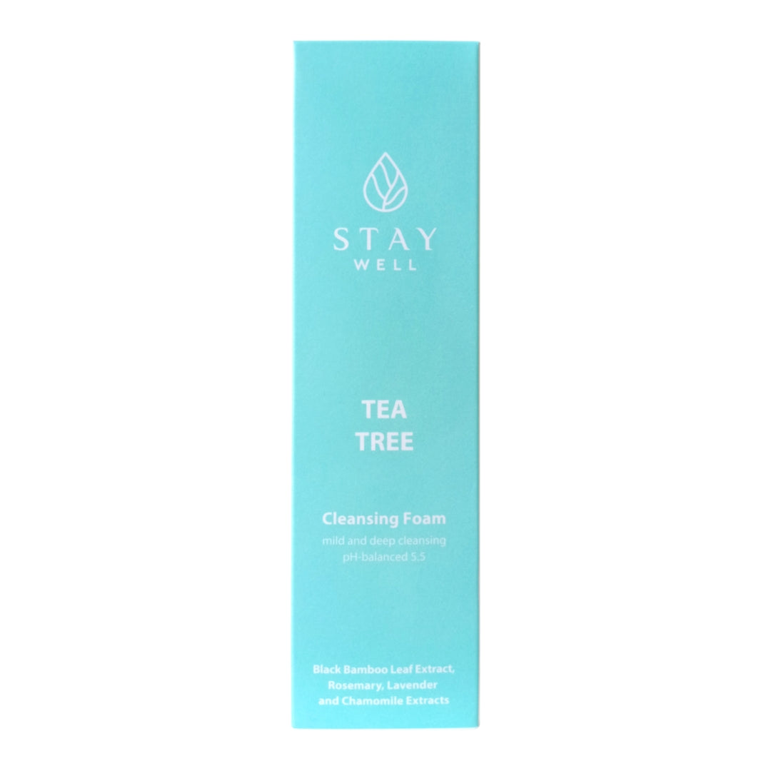 STAY WELL Vegan Tea Tree Cleansing Foam 4745090045772 packaging