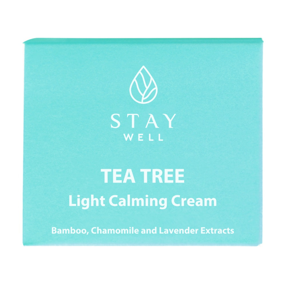 STAY WELL Vegan Tea Tree Light Calming Cream 4745090045796 new packaging