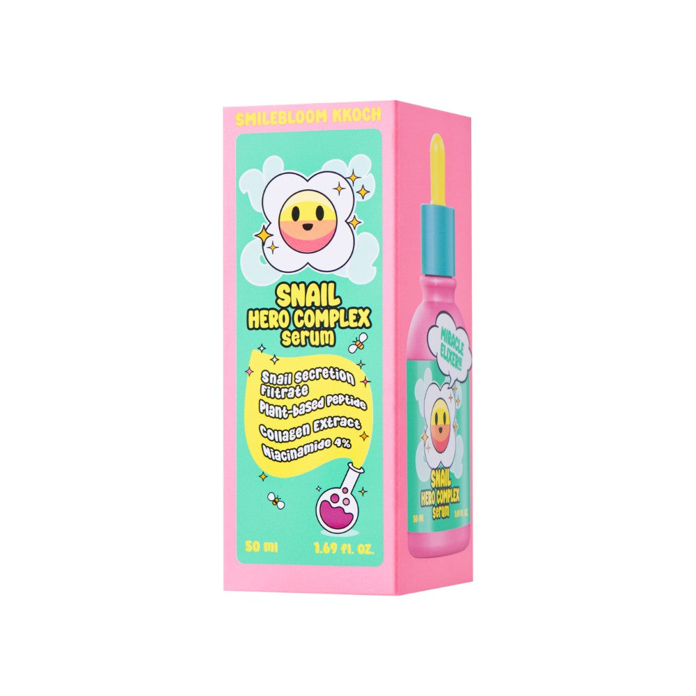 Smilebloom Kkoch Snail Hero Complex Serum package