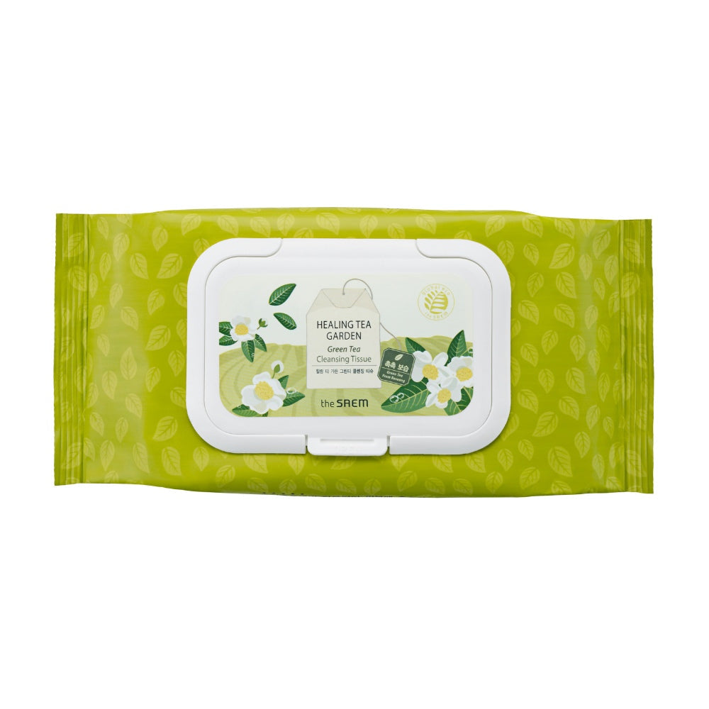 THE SAEM Healing Tea Garden Green Tea Cleansing Tissue 60pcs