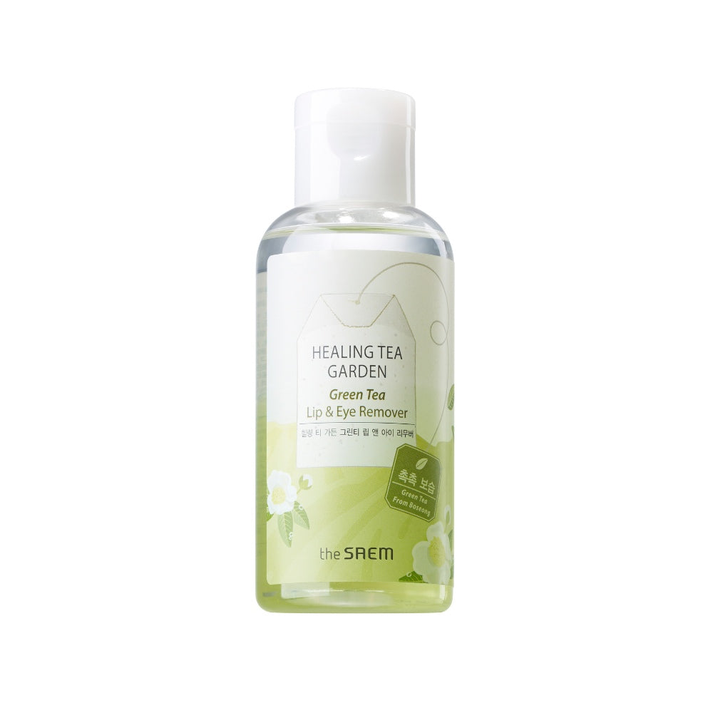 THE SAEM Healing Tea Garden Green Tea Lip & Eye Remover 150ml