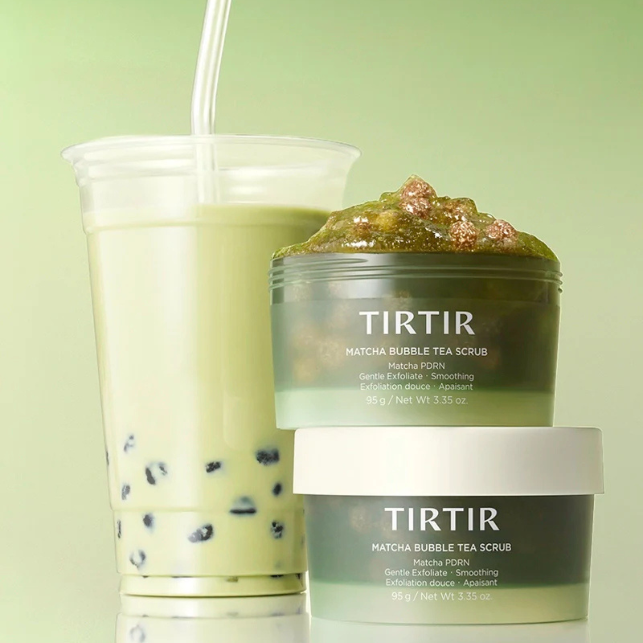 TIRTIR Matcha Bubble Tea Scrub