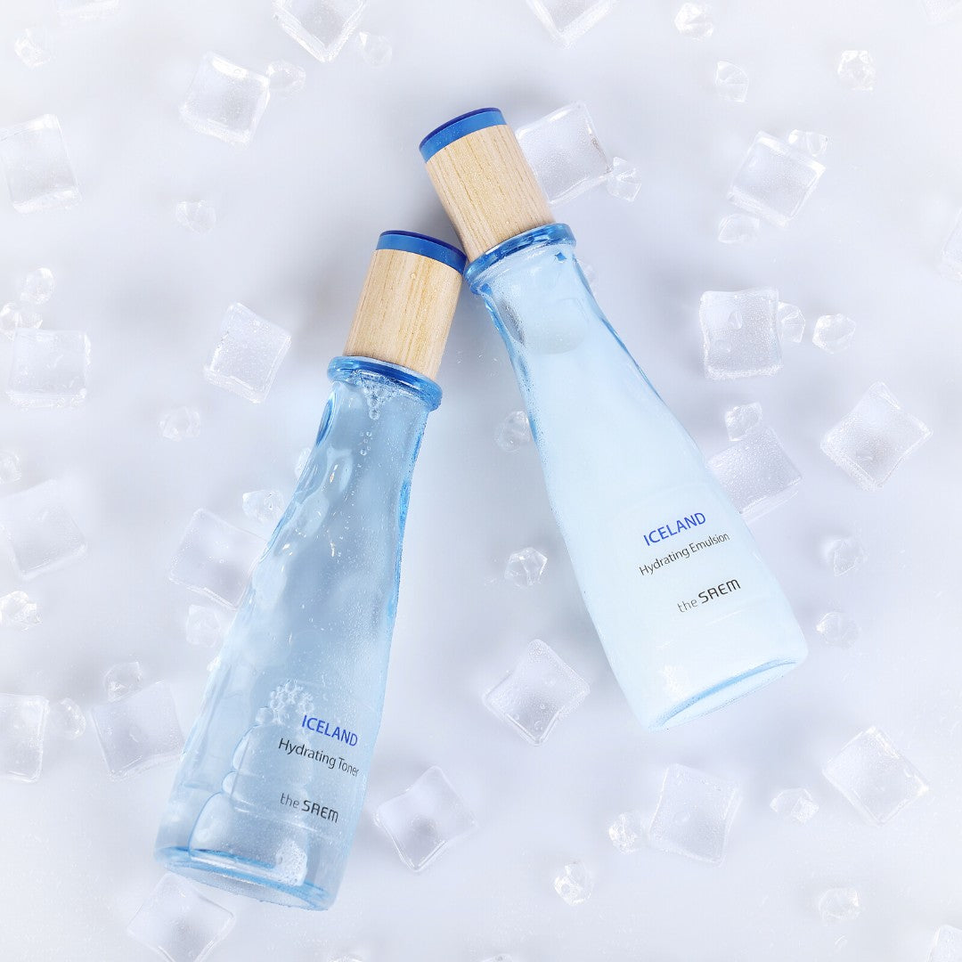 The Saem Iceland Hydrating Toner and Emulsion