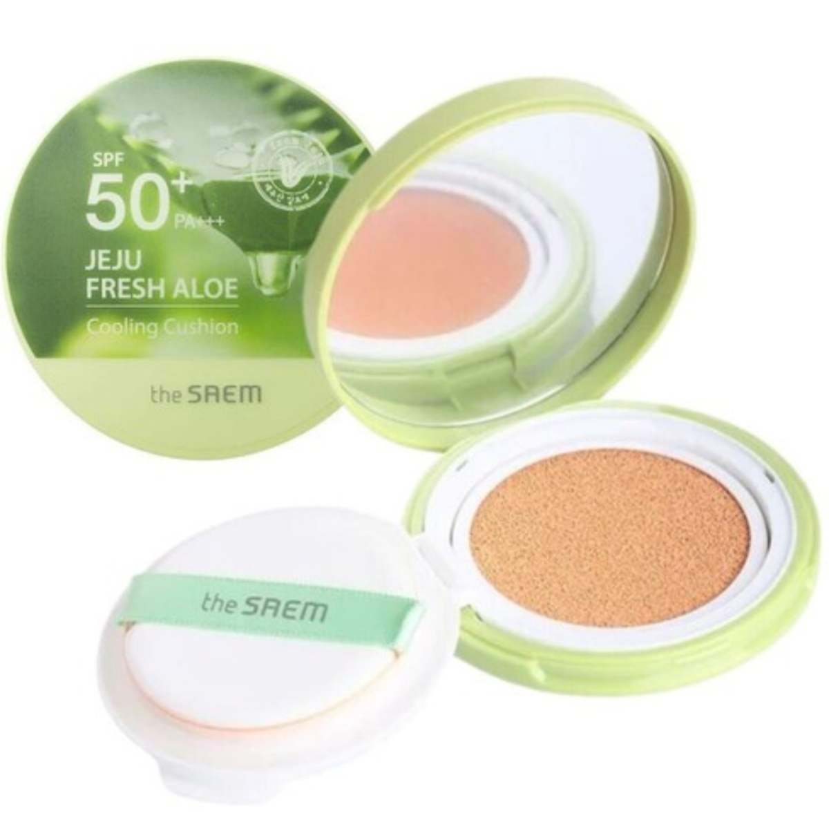 The Saem Jeju Fresh Aloe Cooling Cushion Natural Beige