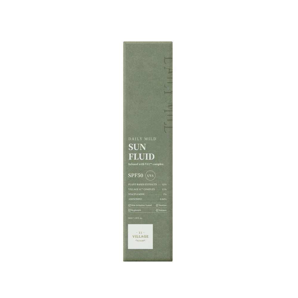 VILLAGE 11 FACTORY Daily Mild Sun Fluid 50ml