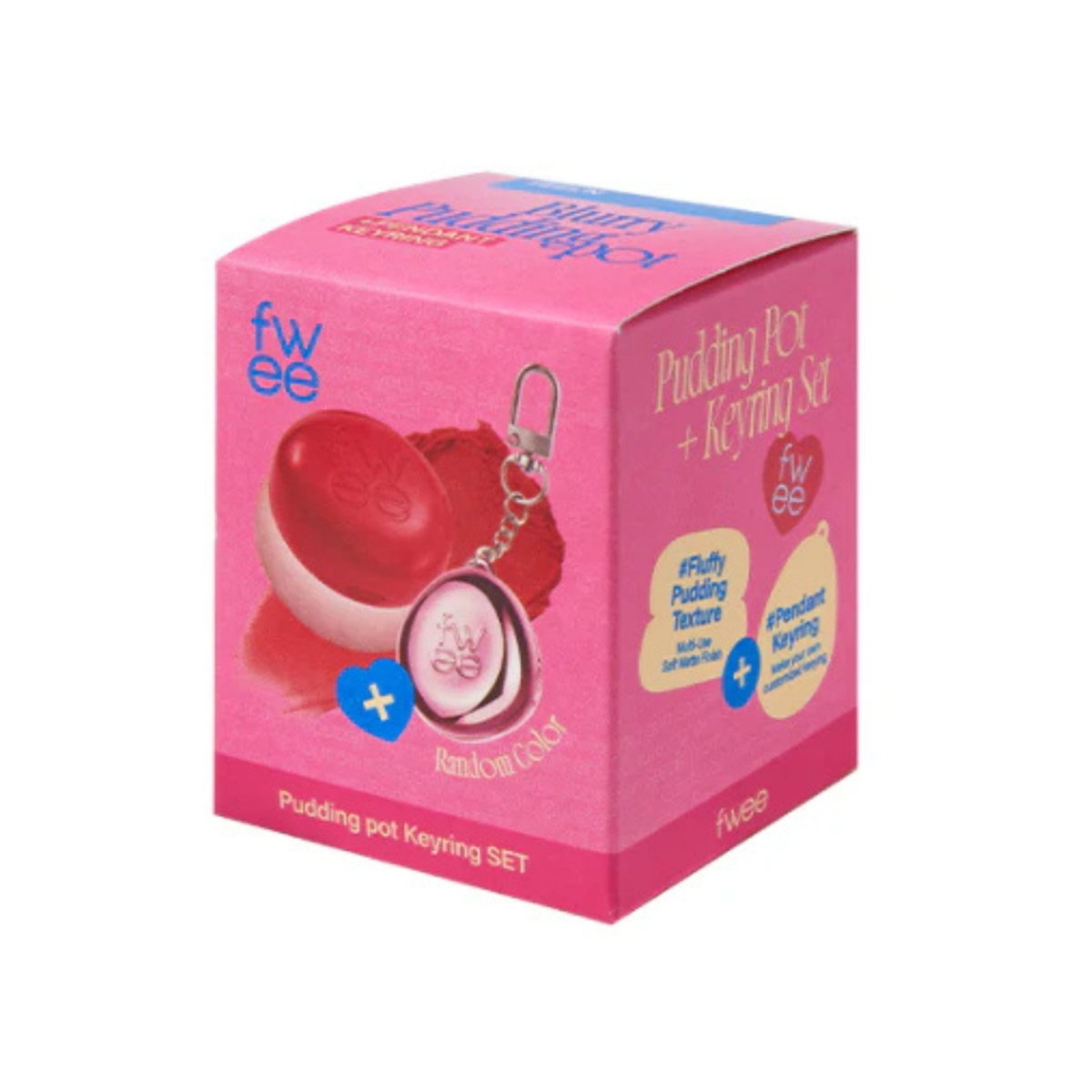Fwee Lip & Cheek Blurry Pudding Pot + Pendant Keyring