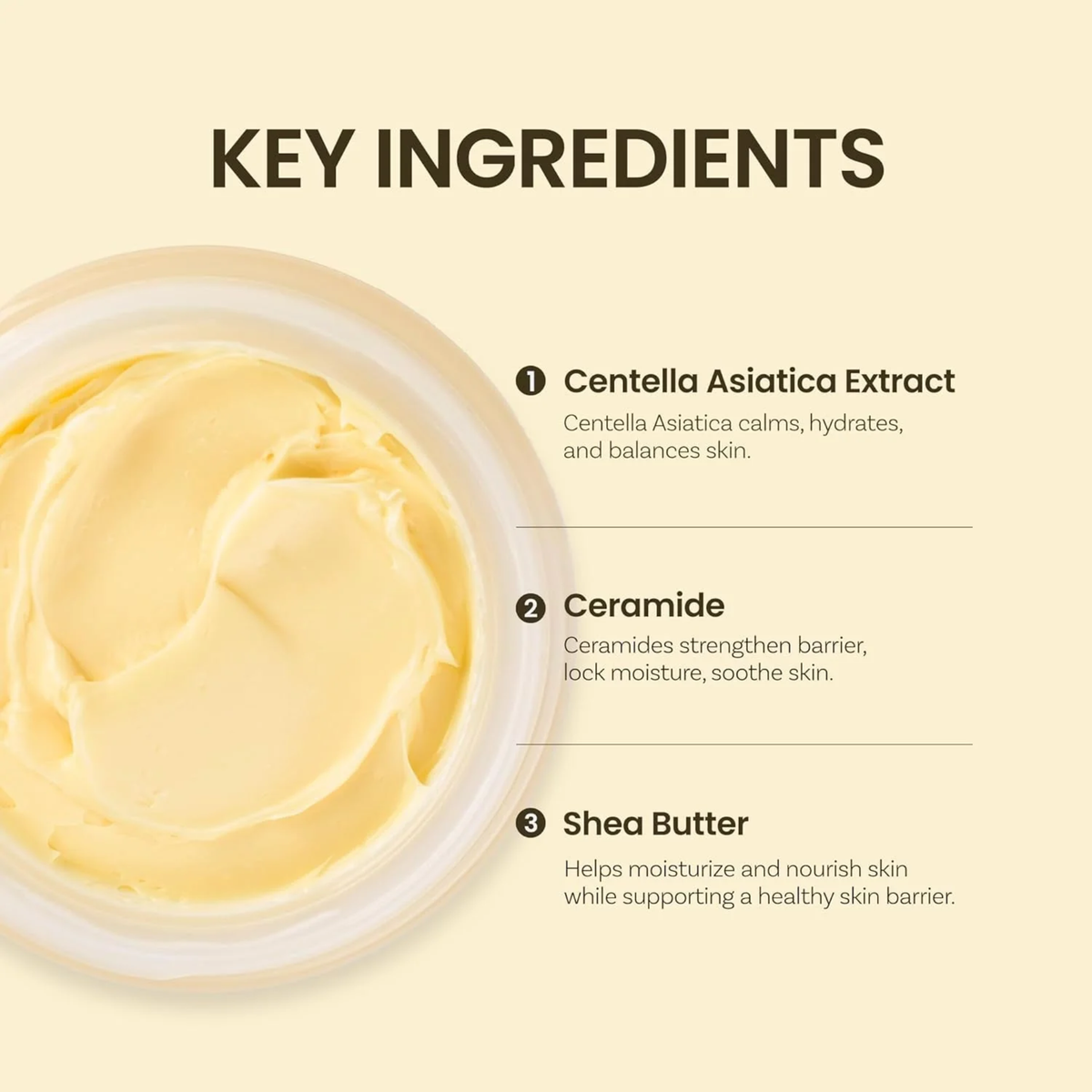 ONGREDIENTS Deep Calming Cream
