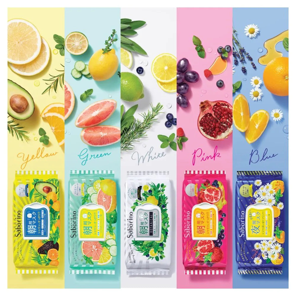 BCL SABORINO Morning Facial Sheet Mask Botanical 28 pcs