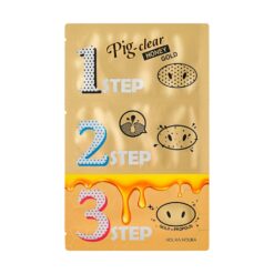 Holika Holika Pig Nose Clear Black Head 3-Step Kit (Honey Gold)