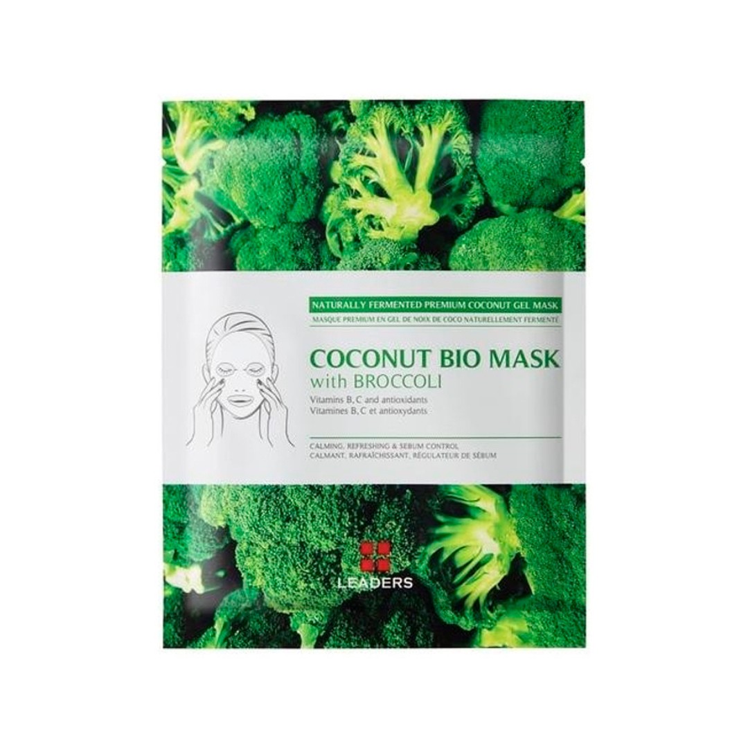 LEADERS Coconut Bio Mask Broccoli - With GlowStation