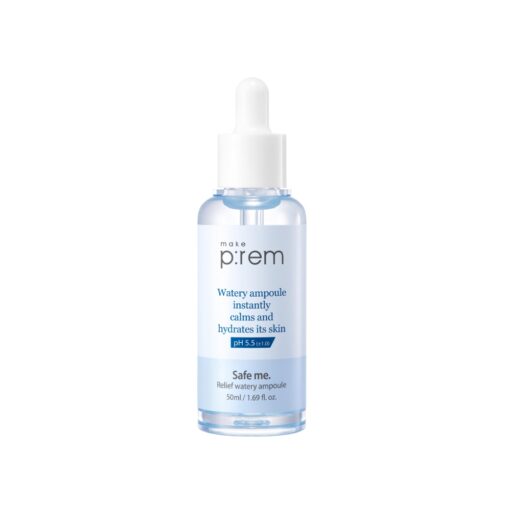 MAKE PREM Safe Me. Relief watery ampoule