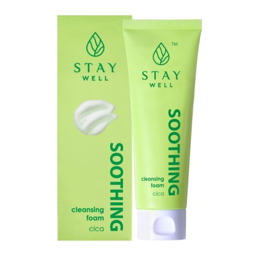 STAY Well Soothing Cleansing Foam Cica & Heartleaf