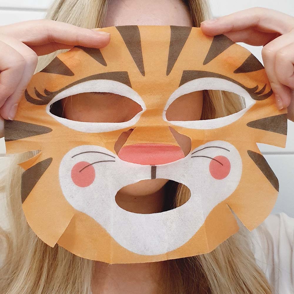 Stay Well Vegan Animal Mask Tiger